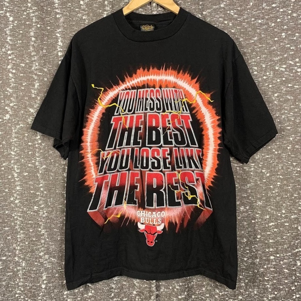 Vintage Changes Chicago Bulls Mess With The Best T-Shirt Single Stitch Size XL